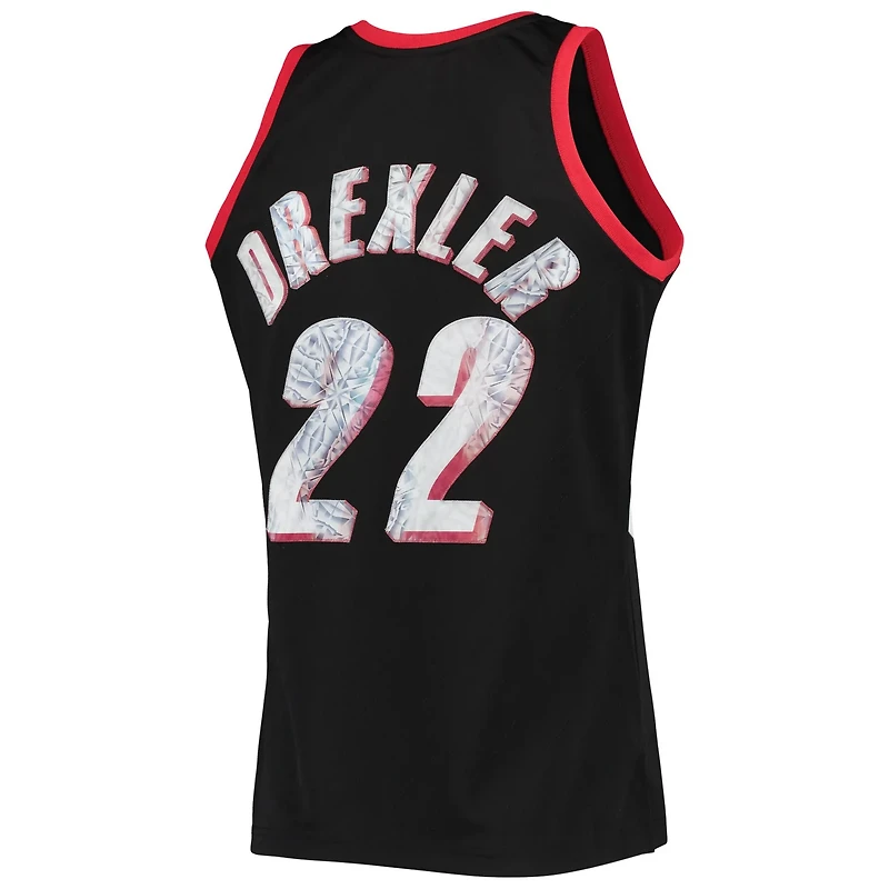 Mitchell Ness Clyde Drexler Portland Trail Blazers 1991/92 Hardwood Classics NBA 75th Anniversary Diamond Swingman Jersey