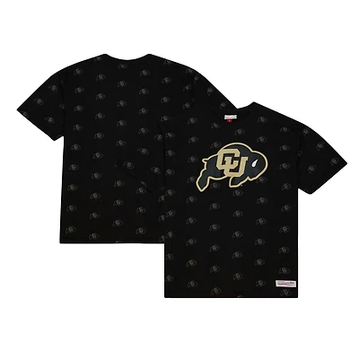 Mitchell  Ness Colorado Buffaloes Allover Print T-Shirt