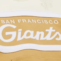 Mitchell  Ness Cream San Francisco Giants Head Coach Pullover Hoodie