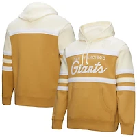 Mitchell  Ness Cream San Francisco Giants Head Coach Pullover Hoodie