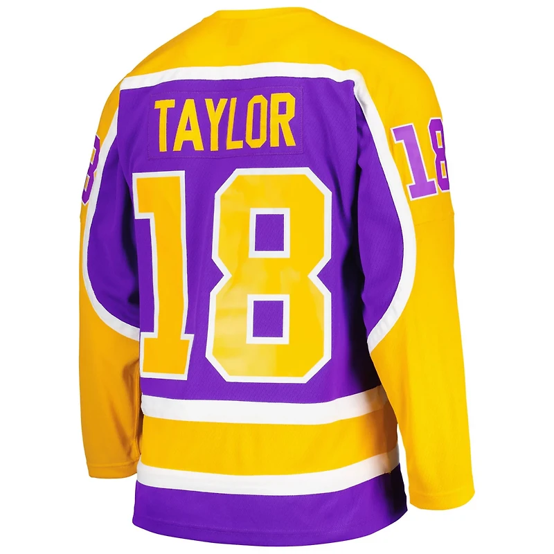 Mitchell  Ness Dave Taylor Los Angeles Kings 1980/81 Blue Line Player Jersey