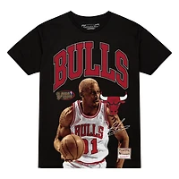 Mitchell  Ness Dennis Rodman Chicago Bulls Hardwood Classics Player Arch T-Shirt