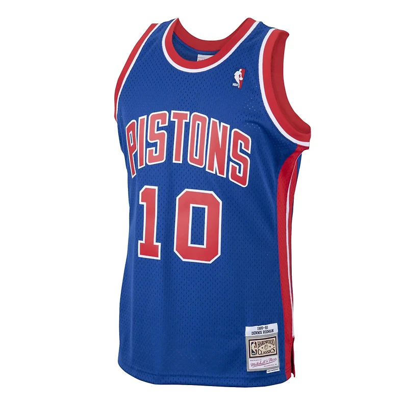 Mitchell Ness Dennis Rodman Detroit Pistons 2001/02 Hardwood Classics Swingman Jersey