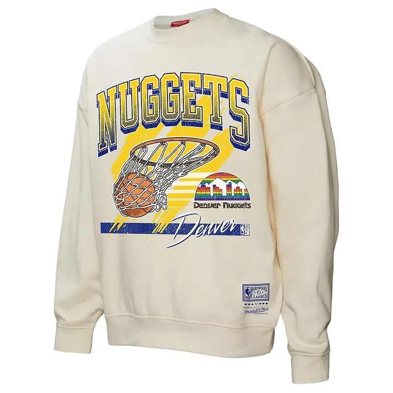 Mitchell Ness Denver Nuggets Brush Bucket Pullover Sweatshirt