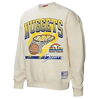 Mitchell  Ness Denver Nuggets Brush Bucket Pullover Sweatshirt