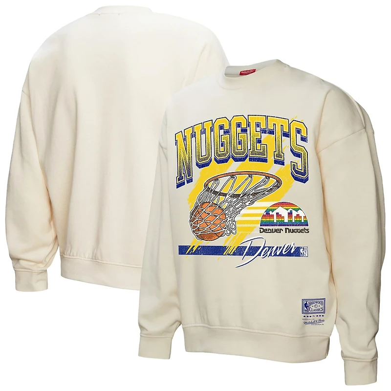 Mitchell Ness Denver Nuggets Brush Bucket Pullover Sweatshirt