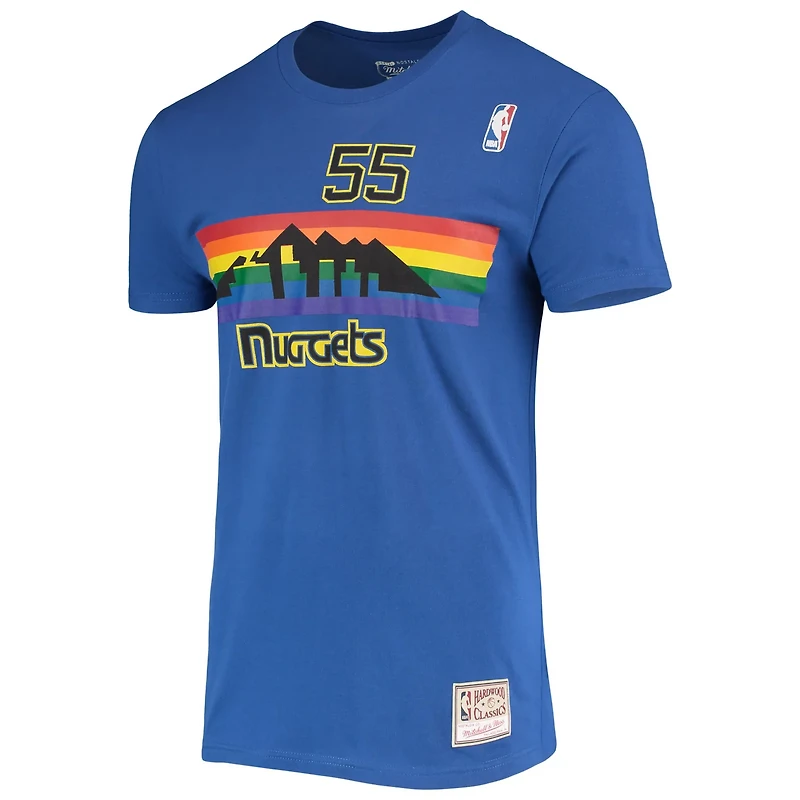Mitchell  Ness Dikembe Mutombo Denver Nuggets Hardwood Classics Stitch Name Number T-Shirt
