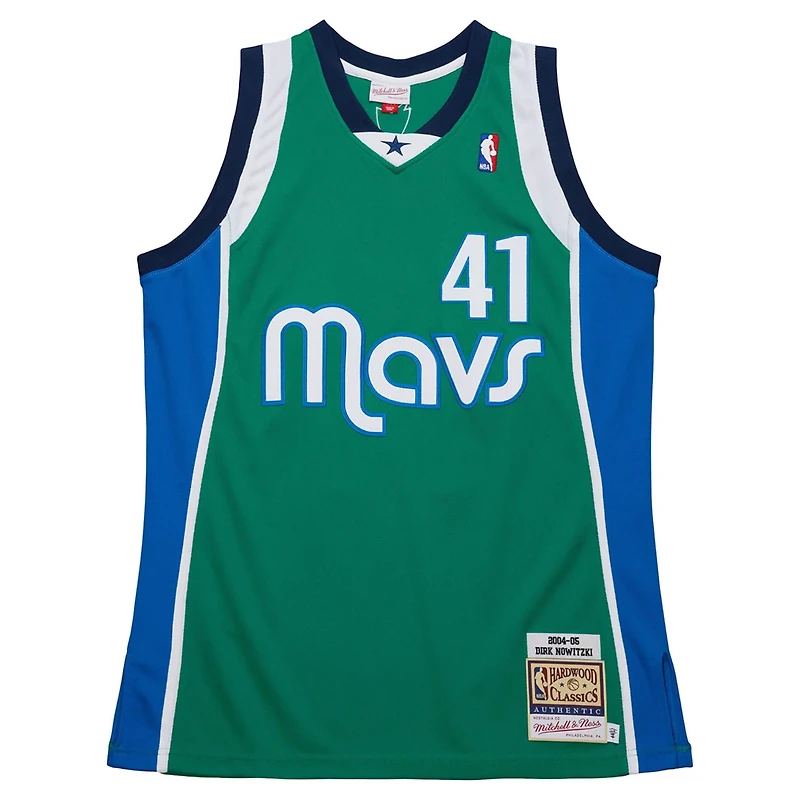 Mitchell Ness Dirk Nowitzki Dallas Mavericks 2004/05 Hardwood Classics Authentic Jersey