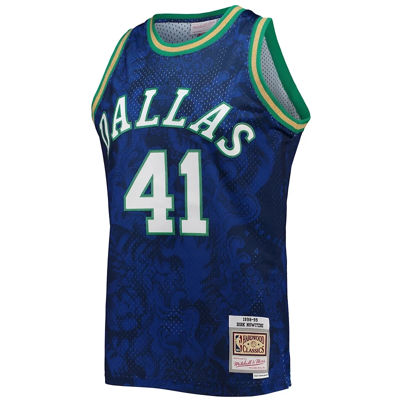 Mitchell  Ness Dirk Nowitzki Dirk Nowitzki Hardwood Classics 1998/99 Lunar New Year Swingman Jersey