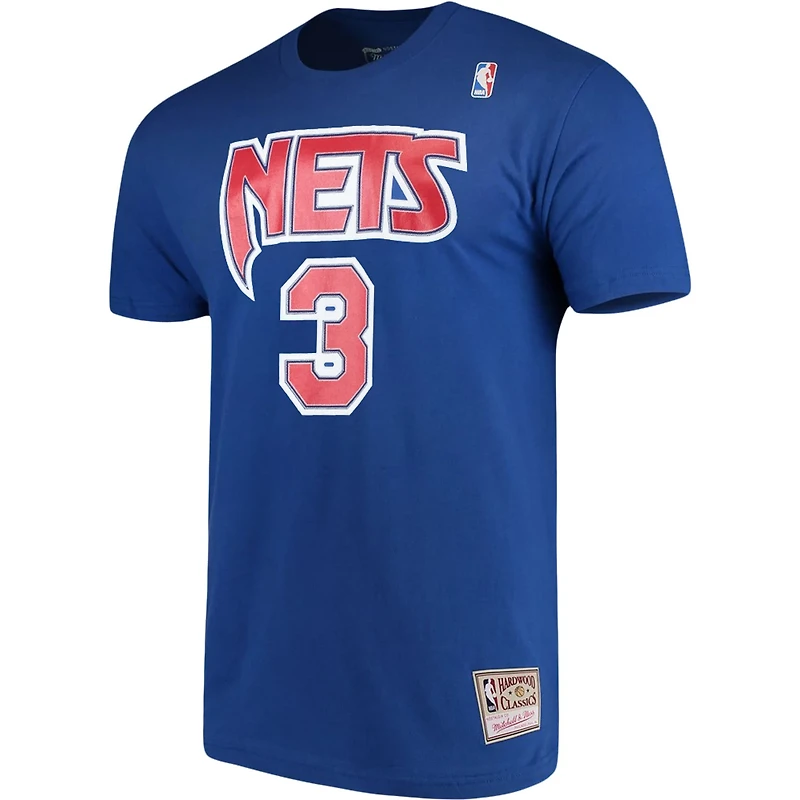 Mitchell  Ness Drazen Petrovic Brooklyn Nets Hardwood Classics Name Number Player T-Shirt