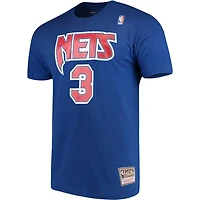 Mitchell  Ness Drazen Petrovic Brooklyn Nets Hardwood Classics Name Number Player T-Shirt