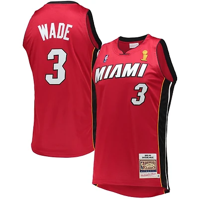 Mitchell  Ness Dwyane Wade Miami Heat 2005-06 Hardwood Classics Authentic Jersey
