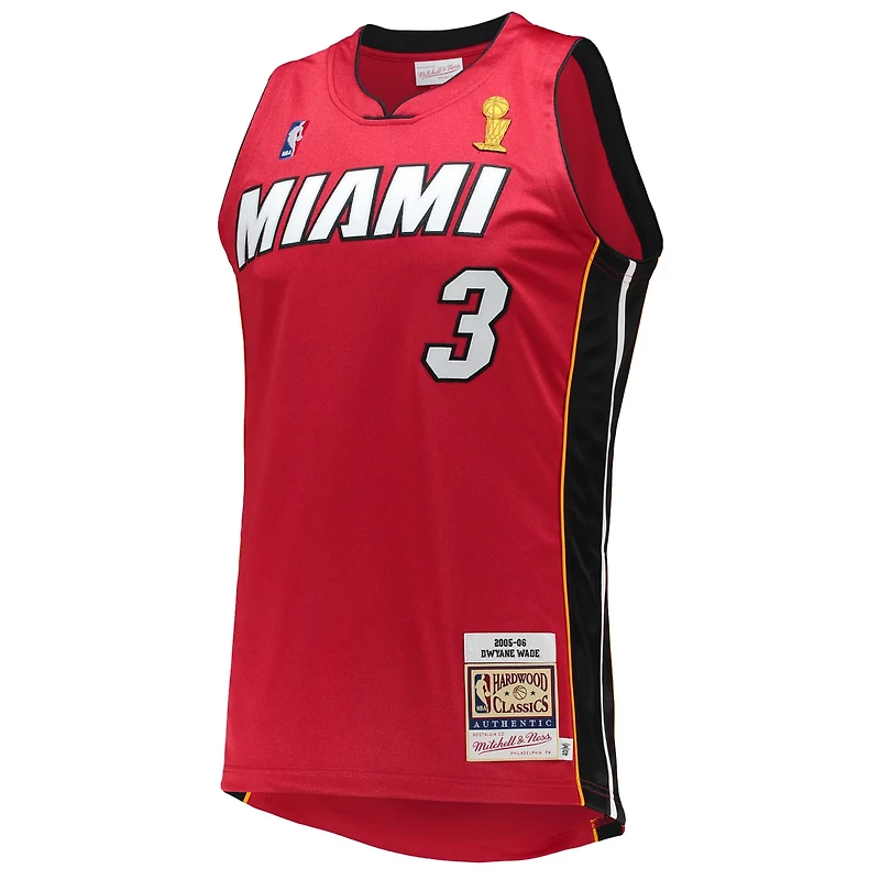 Mitchell Ness Dwyane Wade Miami Heat 2005-06 Hardwood Classics Authentic Jersey
