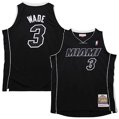 Mitchell  Ness Dwyane Wade Miami Heat 2011 12 Hardwood Classics Authentic Jersey