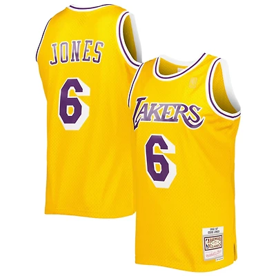 Mitchell  Ness Eddie Jones Los Angeles Lakers 1996/97 Hardwood Classics Swingman Jersey