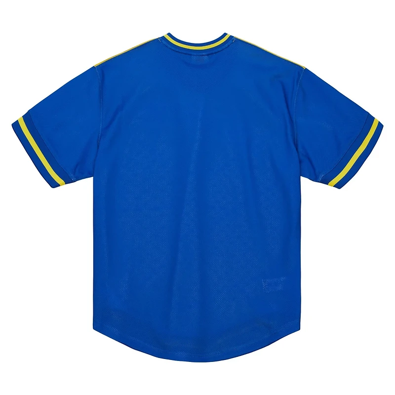Mitchell  Ness en State Warriors Jumbotron 30 Mesh V-Neck T-Shirt