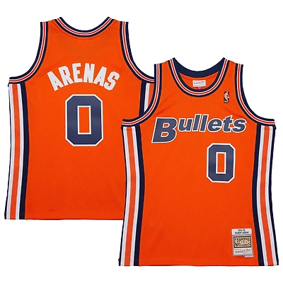 Mitchell  Ness Gilbert Arenas Washington Bullets 2004 05 Hardwood Classics Swingman Jersey