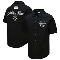 Mitchell  Ness Golden State Warriors Hardwood Classics Camp Shirt