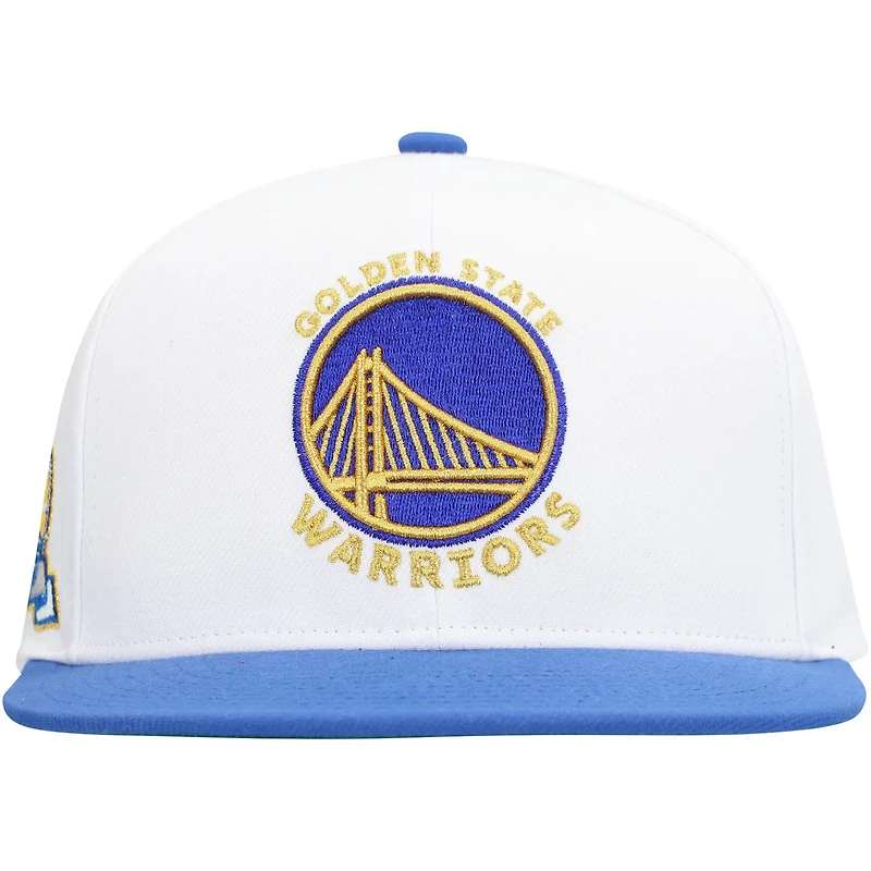 Mitchell  Ness Golden State Warriors Soul Logo Shine 2-Tone Snapback Hat