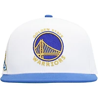 Mitchell  Ness Golden State Warriors Soul Logo Shine 2-Tone Snapback Hat