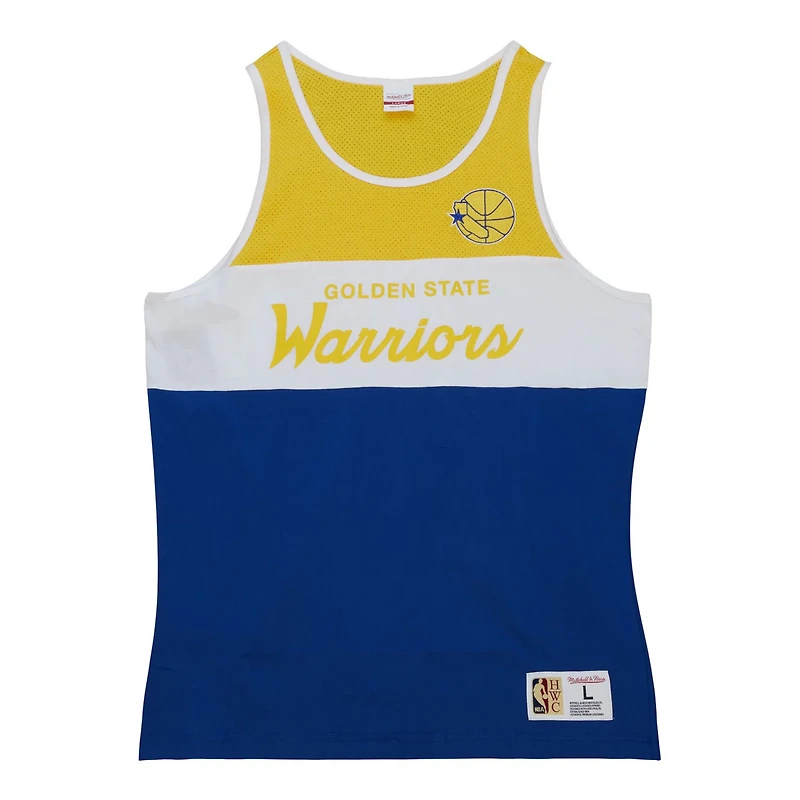 Mitchell  Ness Golden State Warriors Special Script Tank Top