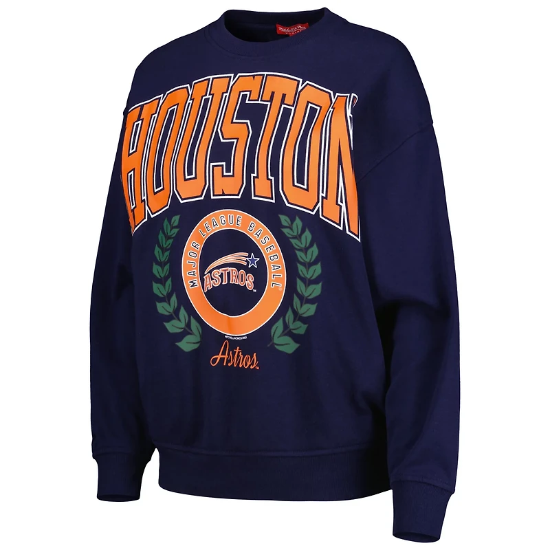 Mitchell  Ness Houston Astros Logo Lt 20 Pullover Sweatshirt