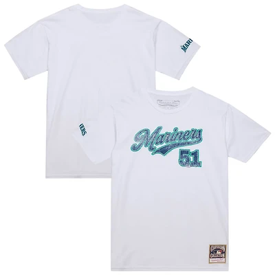 Mitchell  Ness Ichiro Suzuki Seattle Mariners Cooperstown Collection Player T-Shirt