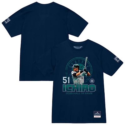 Mitchell Ness Ichiro Suzuki Seattle Mariners Hall of Fame Hitter T-Shirt