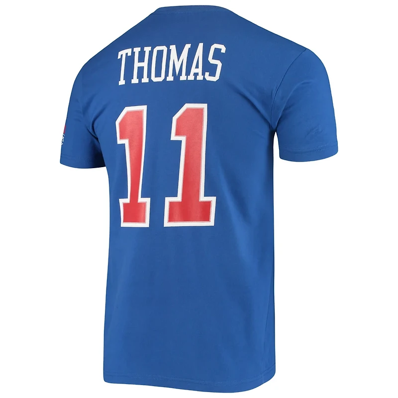Mitchell  Ness Isiah Thomas Detroit Pistons Hardwood Classics Stitch Name Number T-Shirt