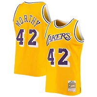 Mitchell  Ness James Worthy Los Angeles Lakers 1984/85 Hardwood Classics Swingman Jersey