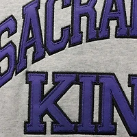 Mitchell  Ness Jason Williams Heathered Gray Sacramento Kings Big Tall Name Number Pullover Hoodie