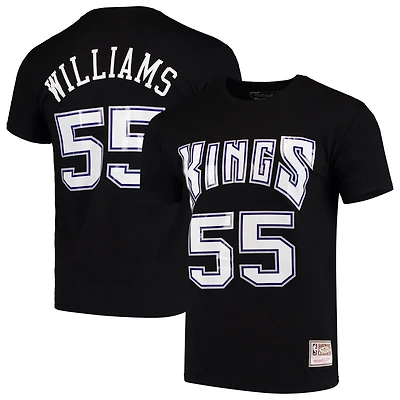 Mitchell  Ness Jason Williams Sacramento Kings Hardwood Classics Team Name Number T-Shirt