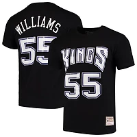 Mitchell  Ness Jason Williams Sacramento Kings Hardwood Classics Team Name Number T-Shirt