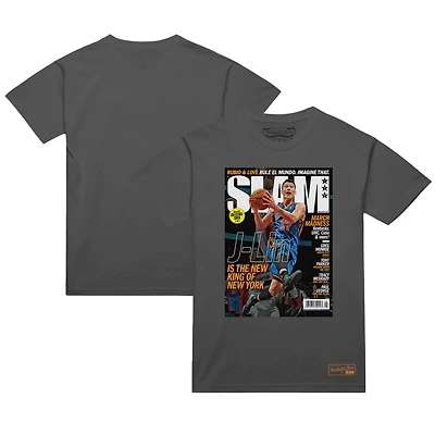 Mitchell  Ness Jeremy Lin New York Knicks NBA Slam Cover T-Shirt