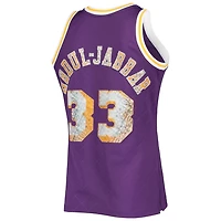 Mitchell  Ness Kareem Abdul-Jabbar Los Angeles Lakers 1996-97 Hardwood Classics NBA 75th Anniversary Diamond Swingman Jersey