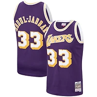 Mitchell  Ness Kareem Abdul-Jabbar Los Angeles Lakers Hardwood Classics Swingman Jersey