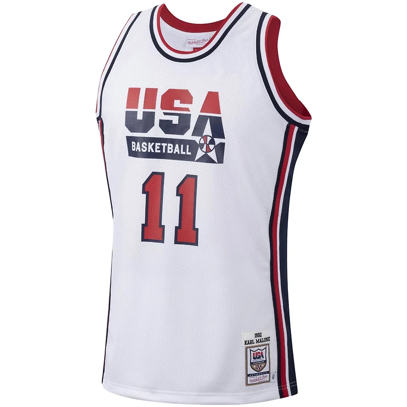 Mitchell Ness Karl Malone USA Basketball 1992 Authentic Jersey