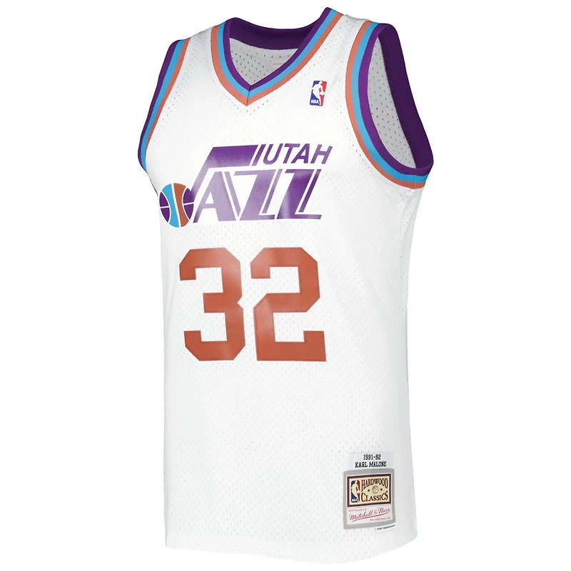 Mitchell Ness Karl Malone Utah Jazz 1991/92 Hardwood Classics Reload 30 Swingman Jersey