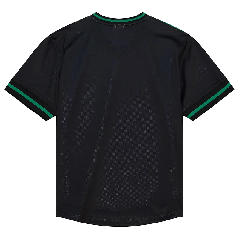 Mitchell  Ness Kelly Boston Celtics Jumbotron 30 Mesh V-Neck T-Shirt
