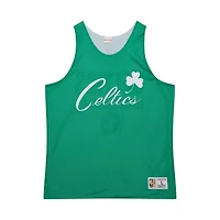 Mitchell  Ness Kelly White Boston Celtics Hardwood Classics Reversible Mesh Practice Jersey
