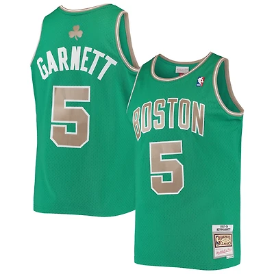 Mitchell Ness Kevin Garnett Kelly Boston Celtics 2001/02 Hardwood Classics Swingman Jersey