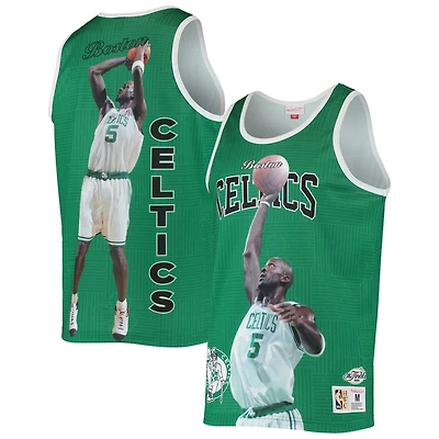 Mitchell Ness Kevin Garnett Kelly Boston Celtics Hardwood Classics Player Tank Top