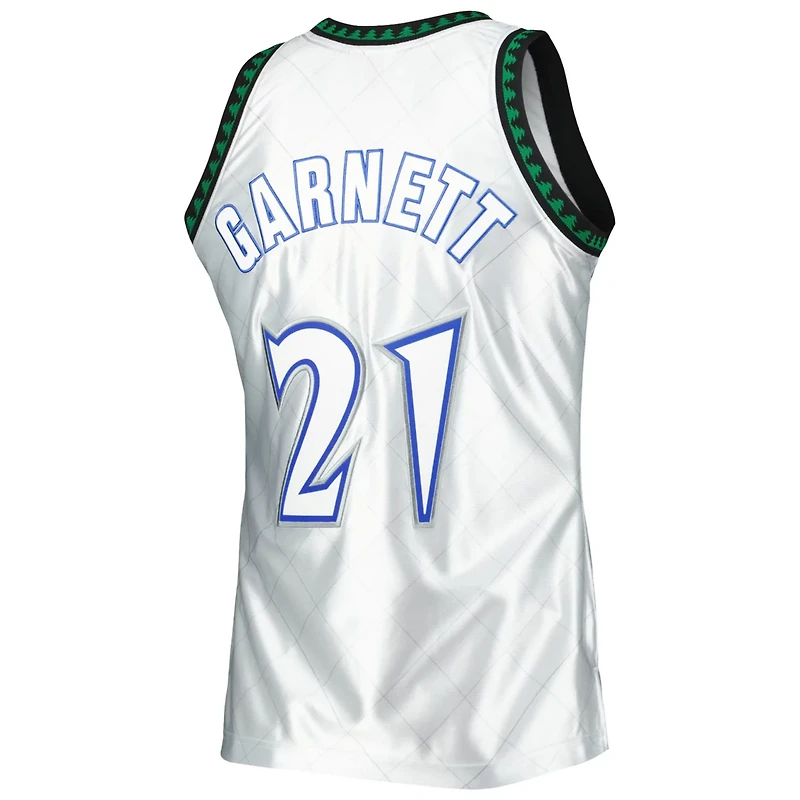 Mitchell  Ness Kevin Garnett Minnesota Timberwolves 1997/98 Hardwood Classics 75th Anniversary Swingman Jersey