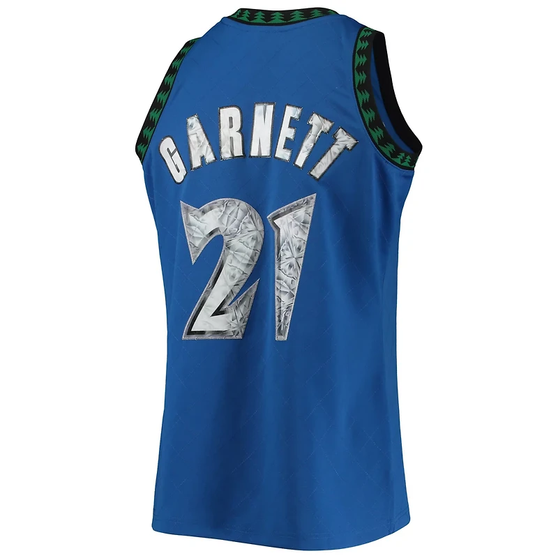 Mitchell Ness Kevin Garnett Minnesota Timberwolves 2003/04 Hardwood Classics NBA 75th Anniversary Diamond Swingman Jersey