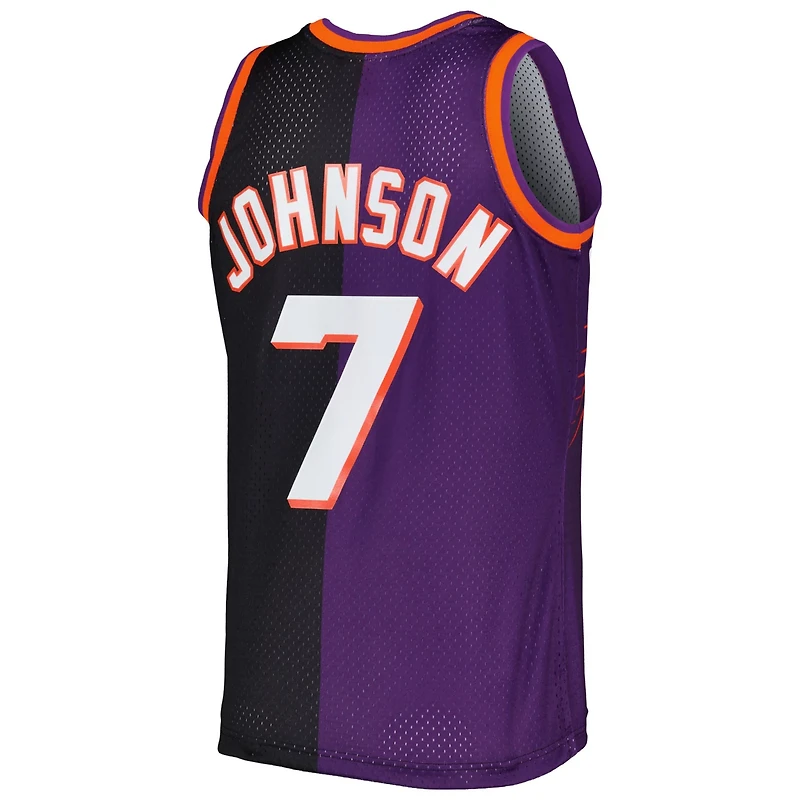 Mitchell  Ness Kevin Johnson /Black Phoenix Suns Hardwood Classics 1996/97 Split Swingman Jersey