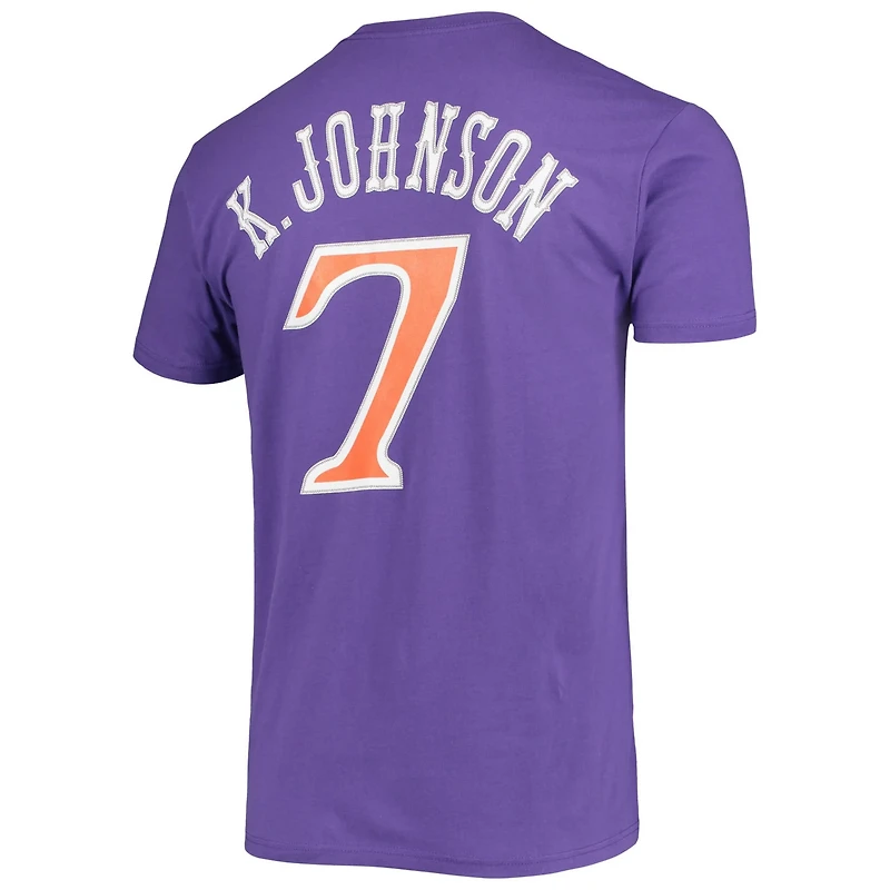 Mitchell  Ness Kevin Johnson Phoenix Suns Hardwood Classics Stitch Name Number T-Shirt