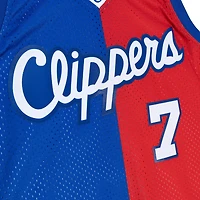 Mitchell  Ness Lamar Odom /Red LA Clippers Hardwood Classics 2000/01 Split Swingman Jersey