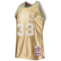 Mitchell  Ness Larry Bird Boston Celtics 75th Anniversary 1985/86 Hardwood Classics Swingman Jersey