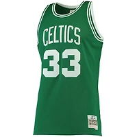 Mitchell  Ness Larry Bird Kelly Boston Celtics 1985/86 Big Tall Hardwood Classics Swingman Jersey