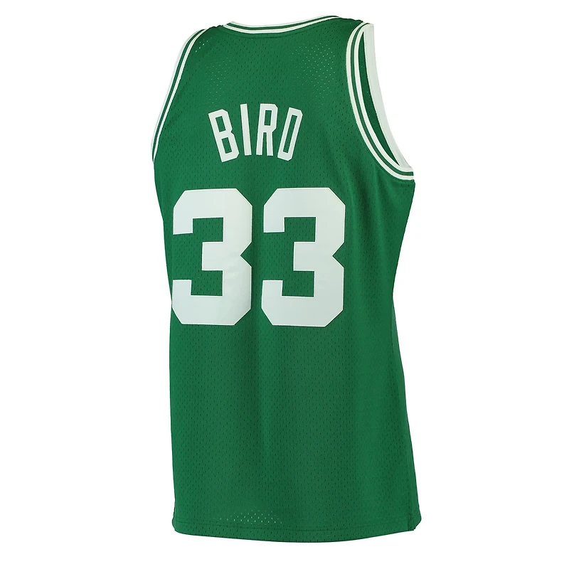 Mitchell  Ness Larry Bird Kelly Boston Celtics Hardwood Classics Swingman Jersey